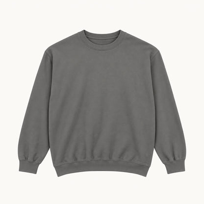 Sardinia Cork Harvest Grey sweatshirt clean front flat lay