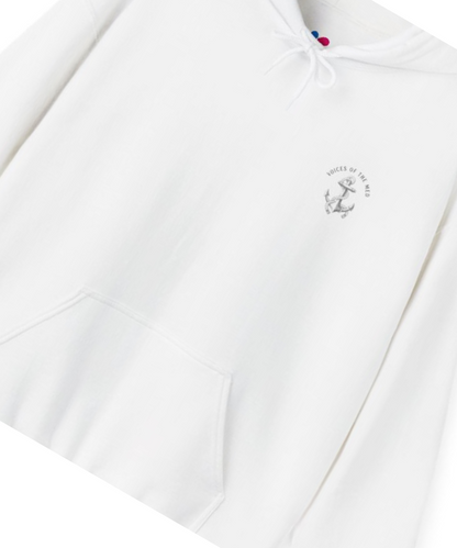 Monk Seal Embrace Hoodie – Cozy Unisex Pullover for Ocean Lovers