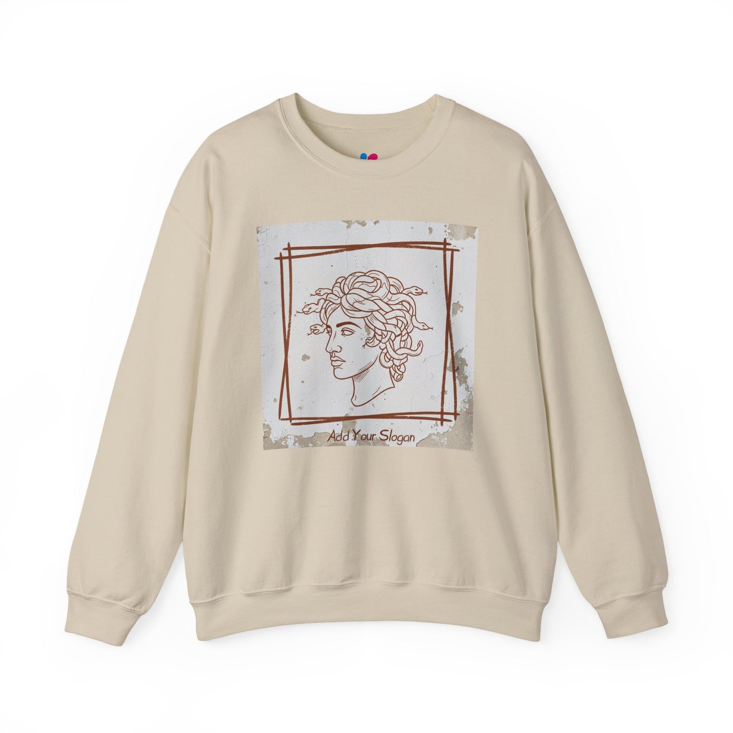 Minimal Medusa Sweatshirt | Unisex Greek Mythology Pullover