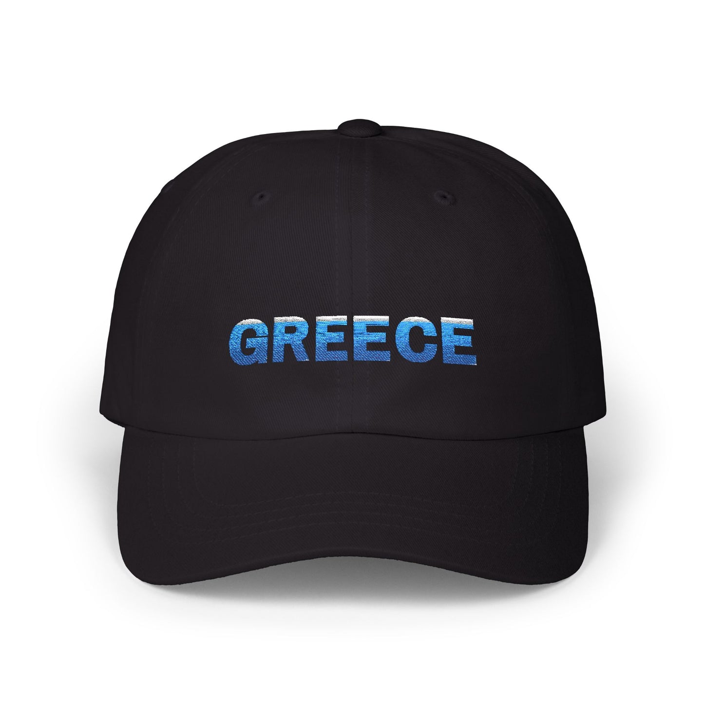 Greece Classic Dad Cap – Embroidered Cotton Travel Hat, Adjustable Summer Cap, Casual Unisex Outdoor Style