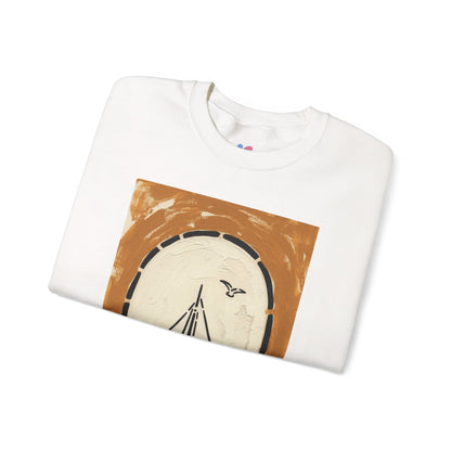 Vintage Nautical Sweatshirt Safe Passage | Unisex Cozy Crewneck Pullover