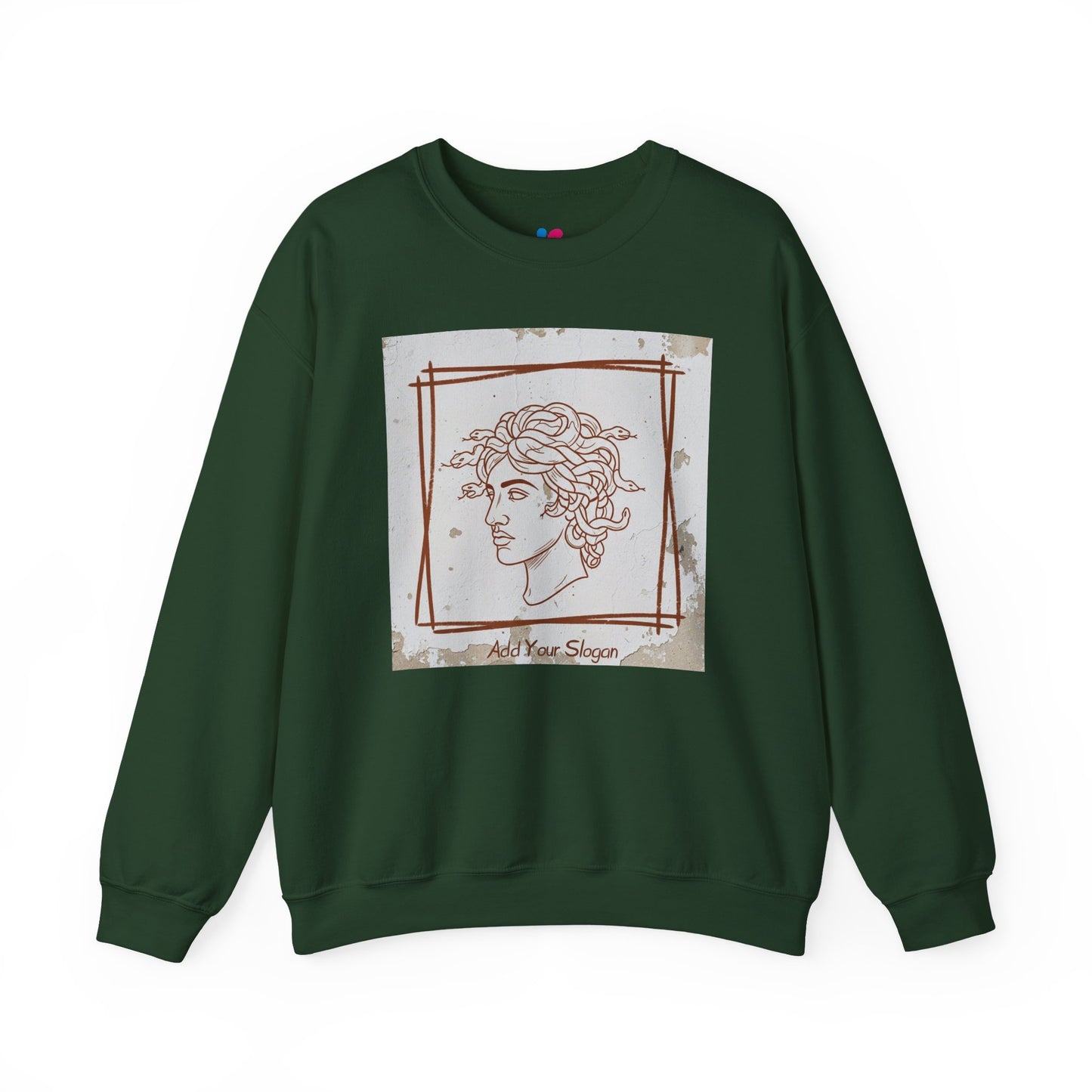 Minimal Medusa Sweatshirt | Unisex Greek Mythology Pullover
