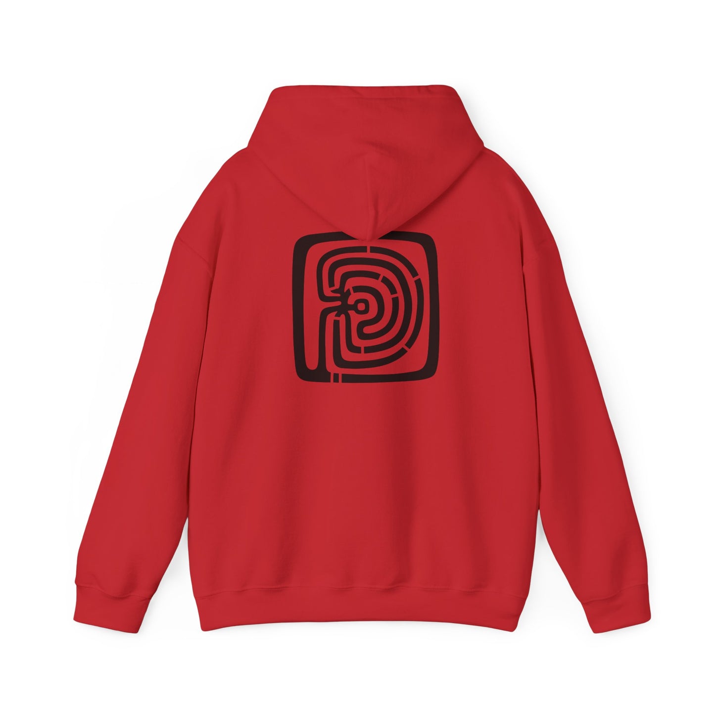 Labyrinth Hoodie – Unisex Minoan Sweatshirt with Custom Monogram & Back Text