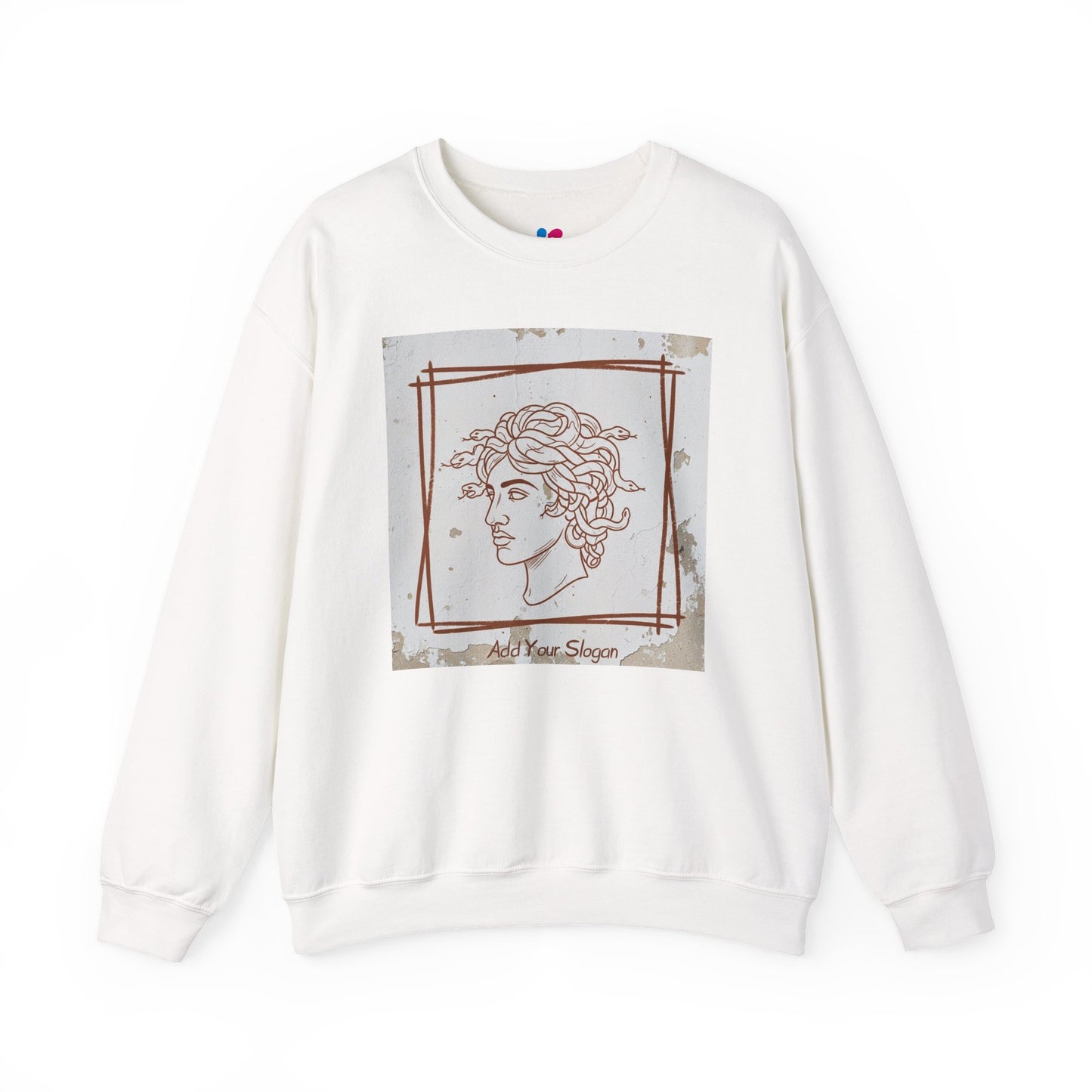 Minimal Medusa Sweatshirt | Unisex Greek Mythology Pullover