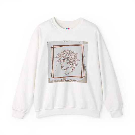 Minimal Medusa Sweatshirt | Unisex Greek Mythology Pullover