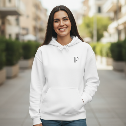 Abstract Muse Face Hoodie – Unisex Self-Love Sweatshirt, Inspirational Art Pullover with Daily Affirmation