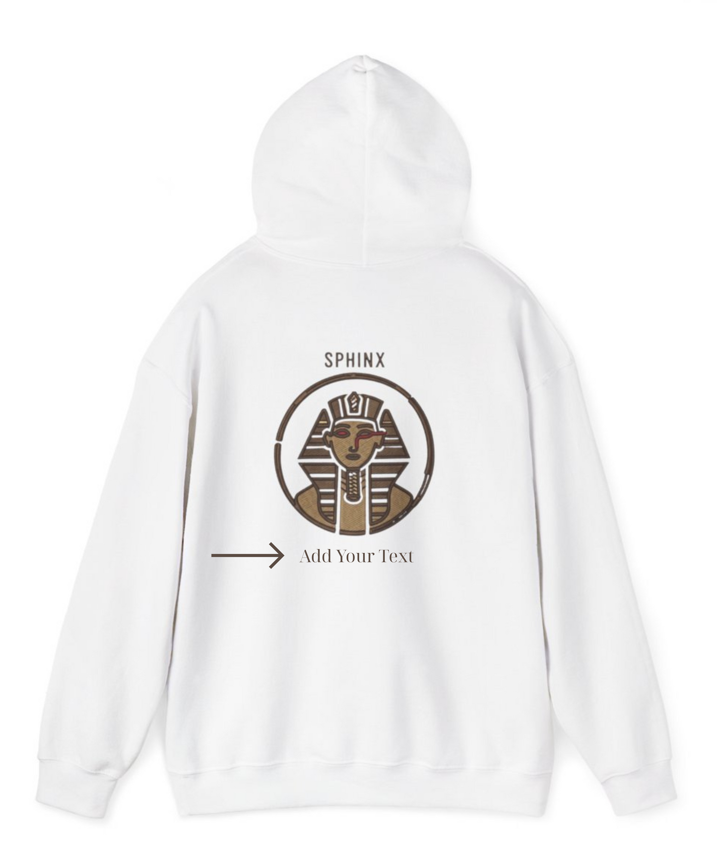 Sphinx Graphic Hoodie – Unisex Sweatshirt, Egyptian Mythology Streetwear