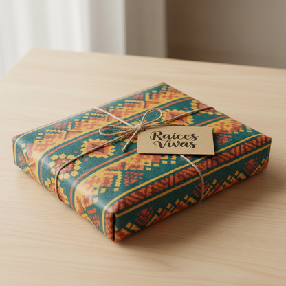 Raíces Vivas Vibrant Floral Sun Tote Bag – Eco-Friendly Shopping Bag, Colorful Festival & Beach Carryall