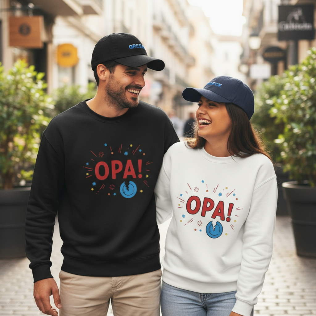 Greece Classic Dad Cap – Embroidered Cotton Travel Hat, Adjustable Summer Cap, Casual Unisex Outdoor Style