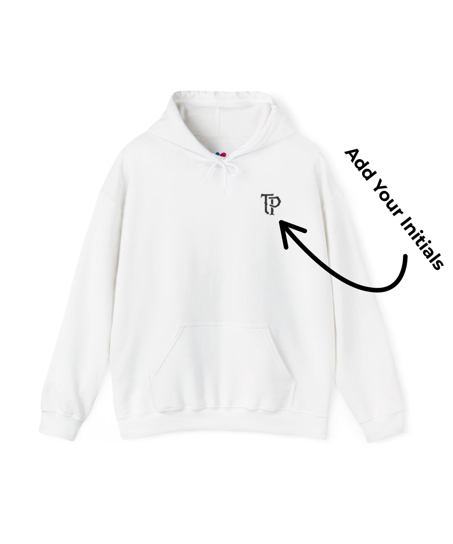 Labyrinth Hoodie – Unisex Minoan Sweatshirt with Custom Monogram & Back Text