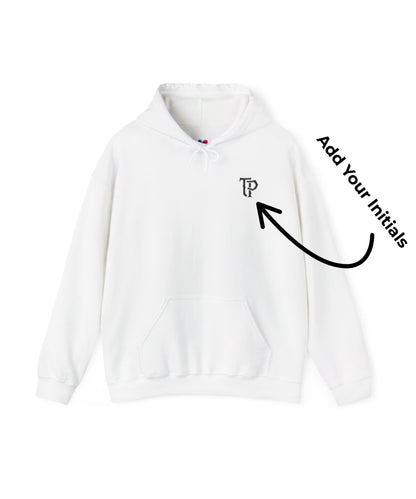 Labyrinth Hoodie – Unisex Minoan Sweatshirt with Custom Monogram & Back Text