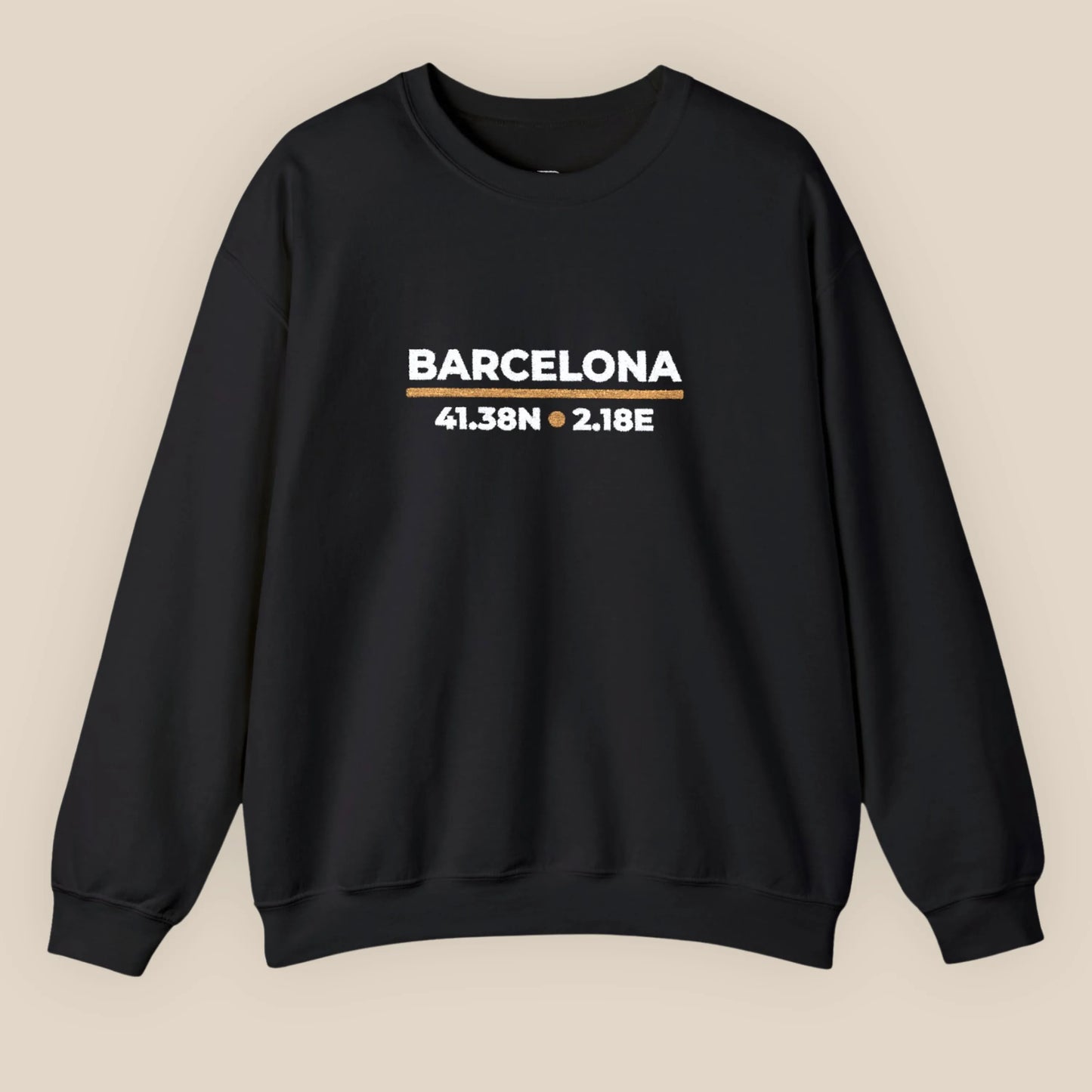 Barcelona Coordinates Night Sweatshirt