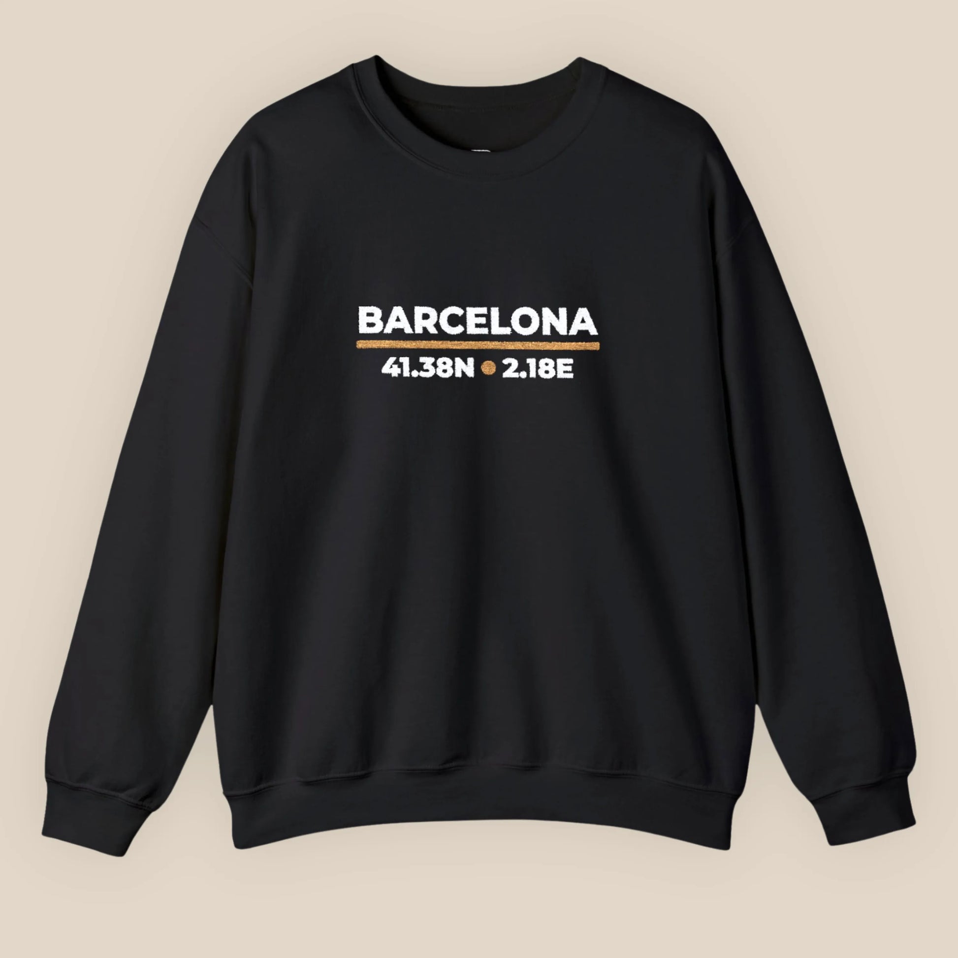 Barcelona Coordinates Night Sweatshirt