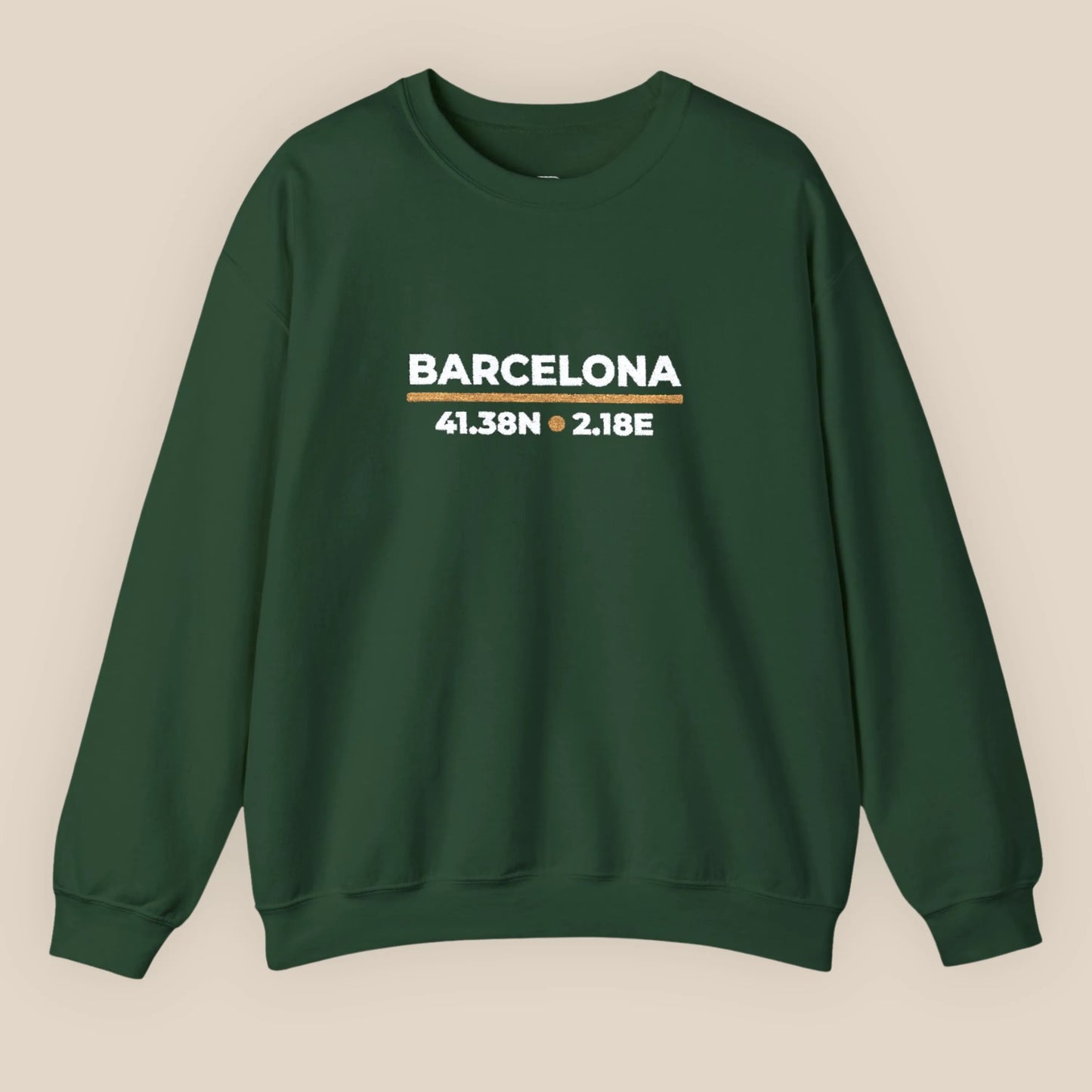 Barcelona Coordinates Night Sweatshirt