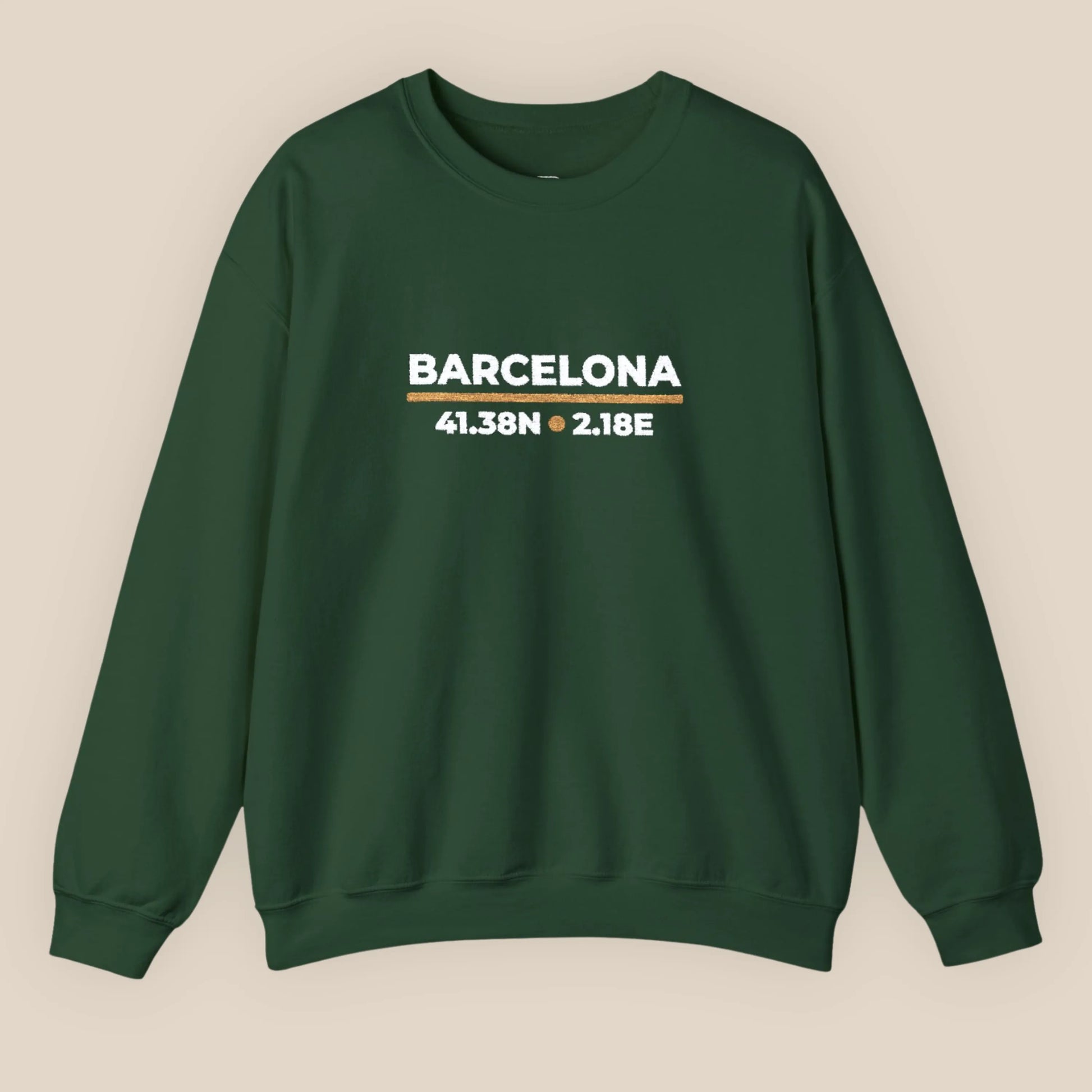 Barcelona Coordinates Night Sweatshirt