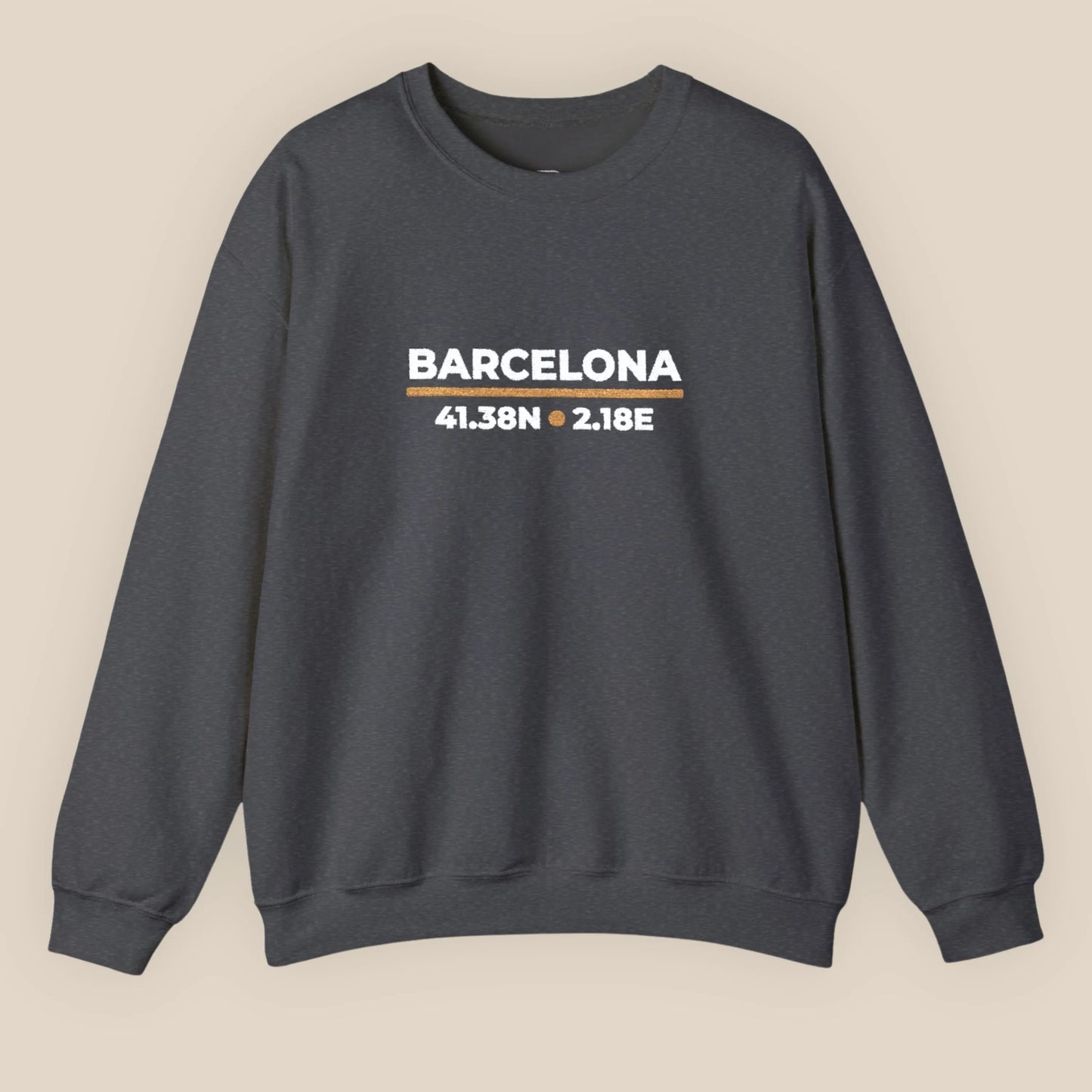 Barcelona Coordinates Night Sweatshirt