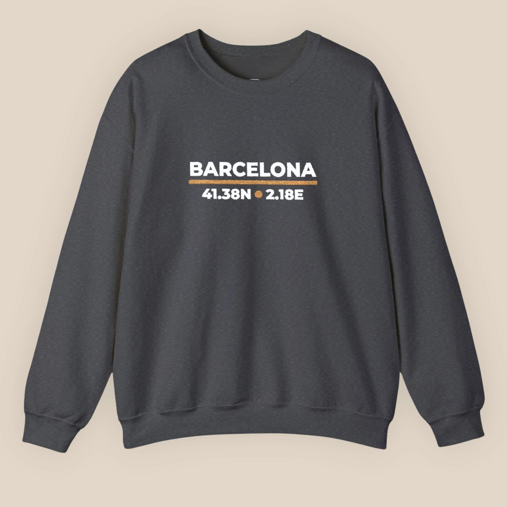 Barcelona Coordinates Night Sweatshirt