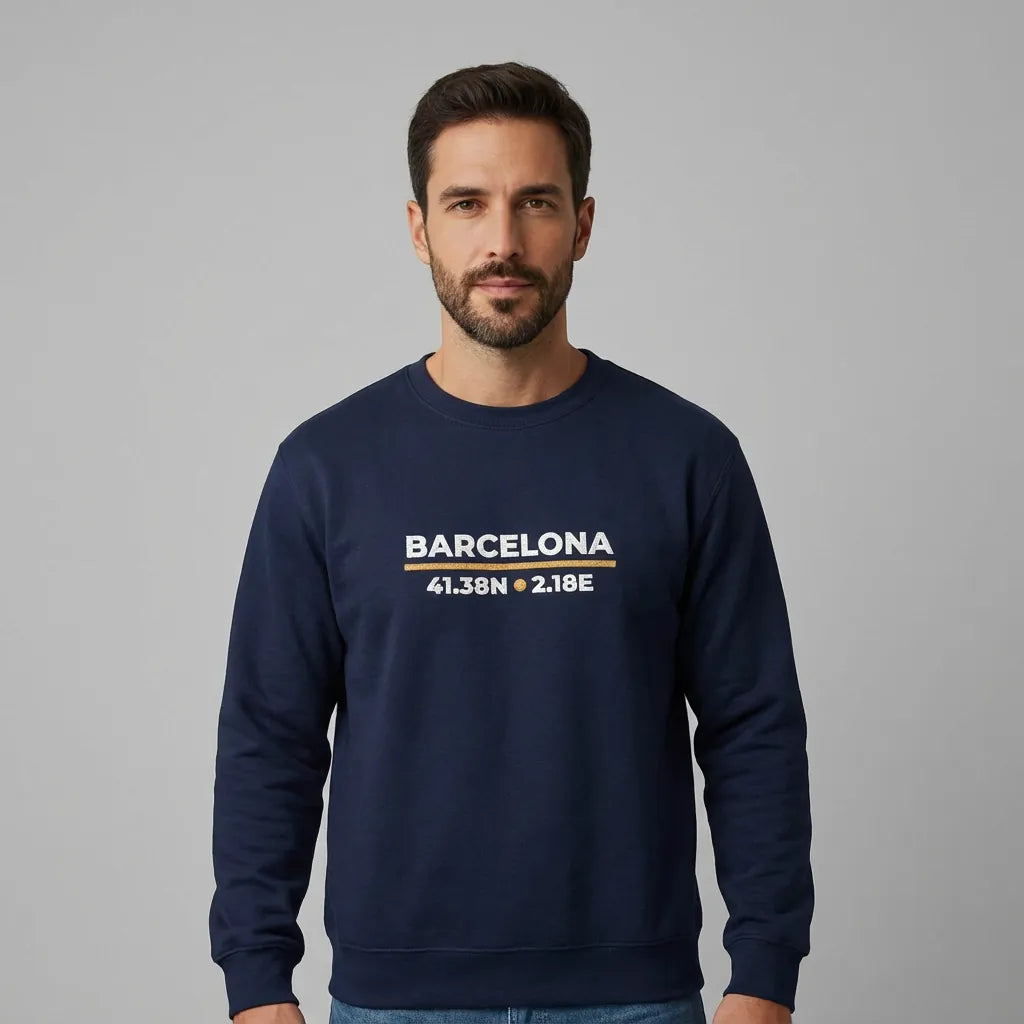 TP HERO: Barcelona Coordinates Night Sweatshirt