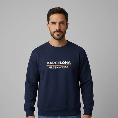 TP HERO: Barcelona Coordinates Night Sweatshirt
