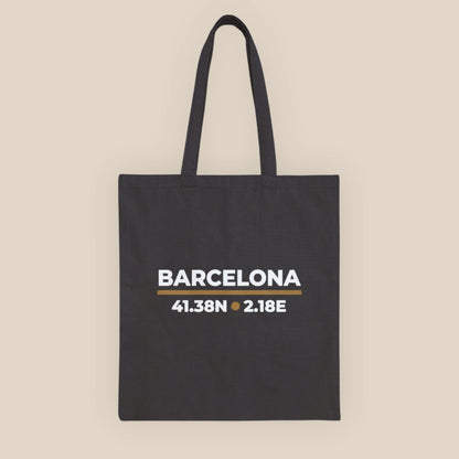 Barcelona Coordinates Tote Bag