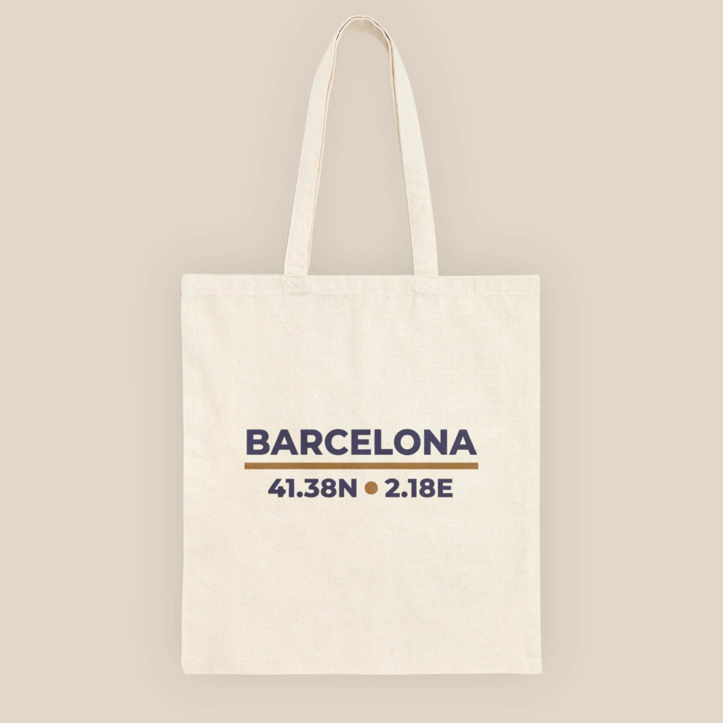 Barcelona Coordinates Tote Bag