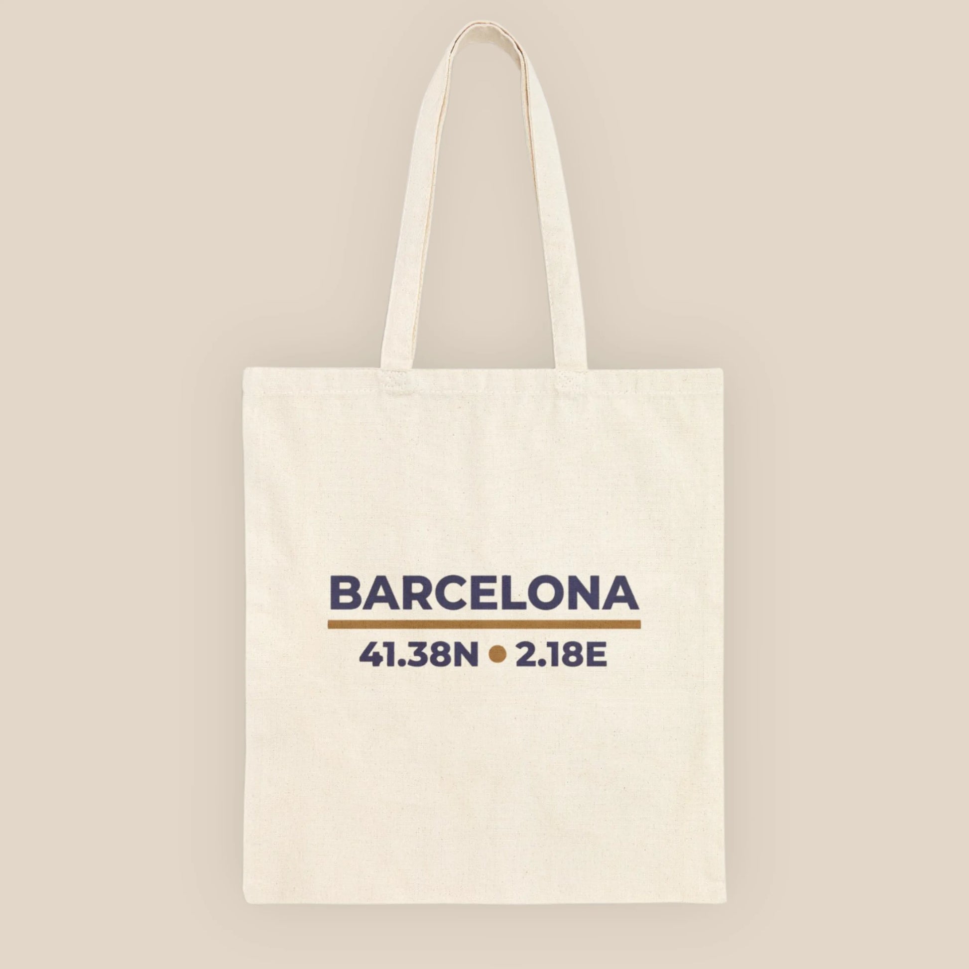 Barcelona Coordinates Tote Bag