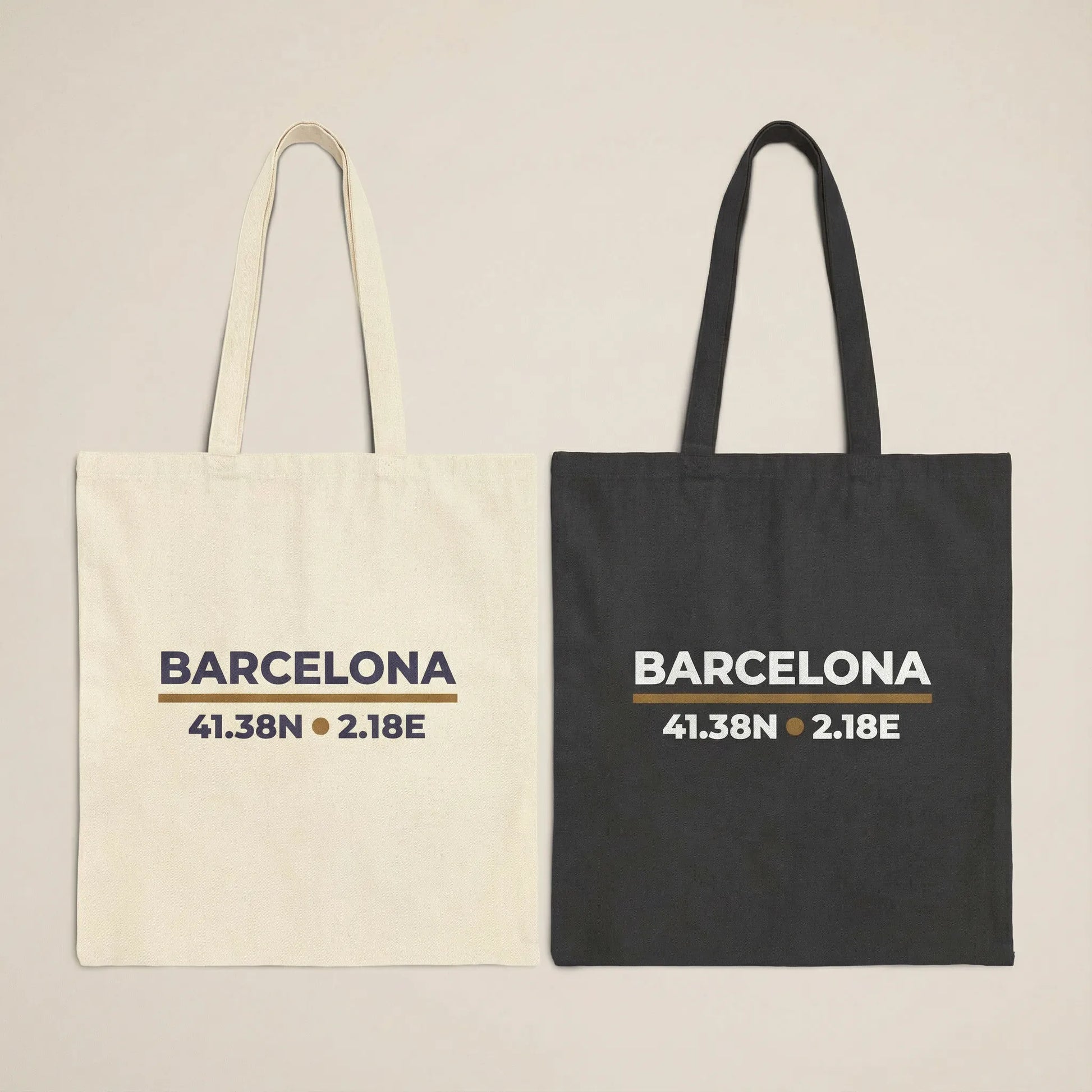Barcelona Coordinates Tote Bag