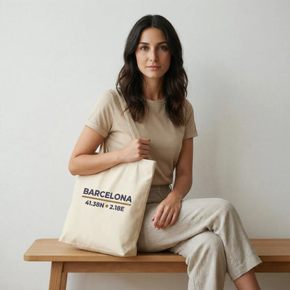 TP HERO: Barcelona Coordinates Tote Bag