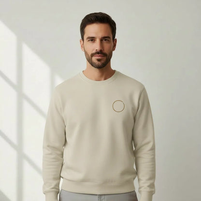 TP HERO: Abstract Circle Embroidered Sweatshirt