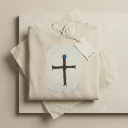 Folded Pomos Idol hoodie with minimal ToldPrint packaging