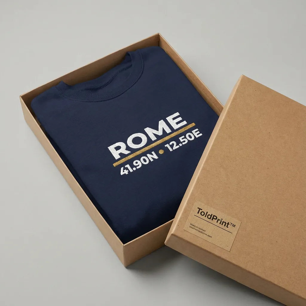 Rome Coordinates Night Sweatshirt