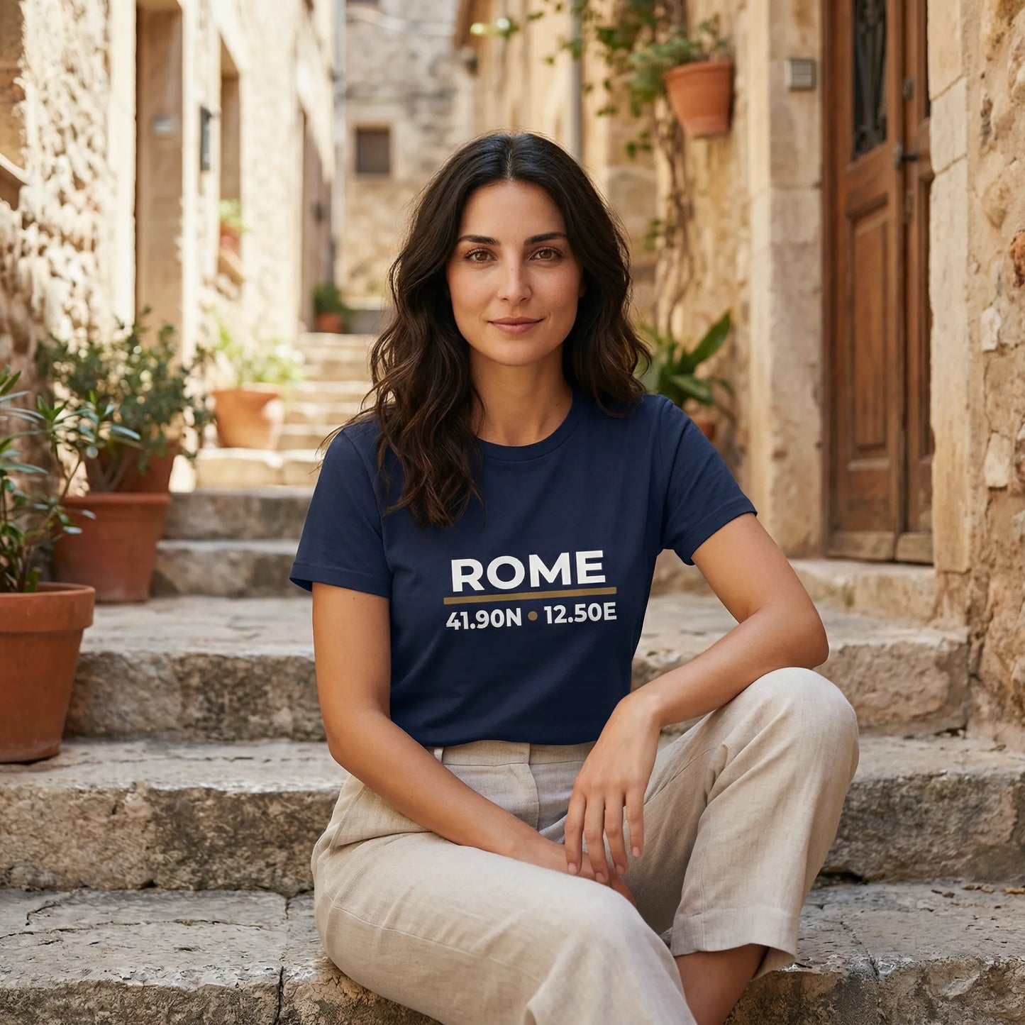 Rome Coordinates T-Shirt Night Edition