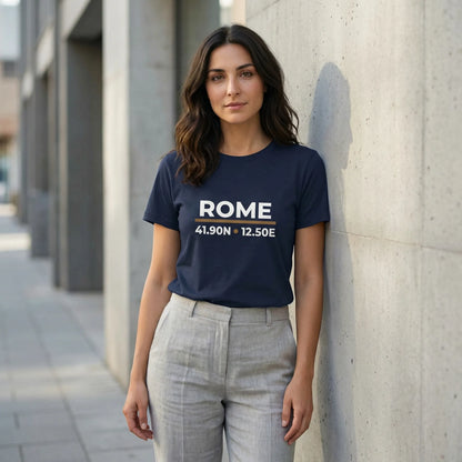 Rome Coordinates T-Shirt Night Edition